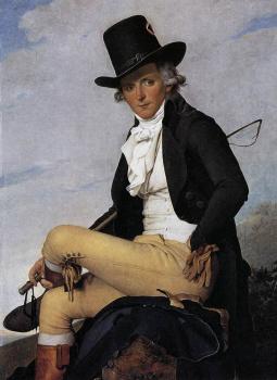 雅尅-路易 大衛 Portrait of Pierre Seriziat